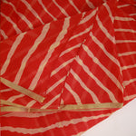 Load image into Gallery viewer, Red Lehariya Saree