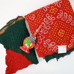 Load image into Gallery viewer, Red Bandhini Cotton Suit