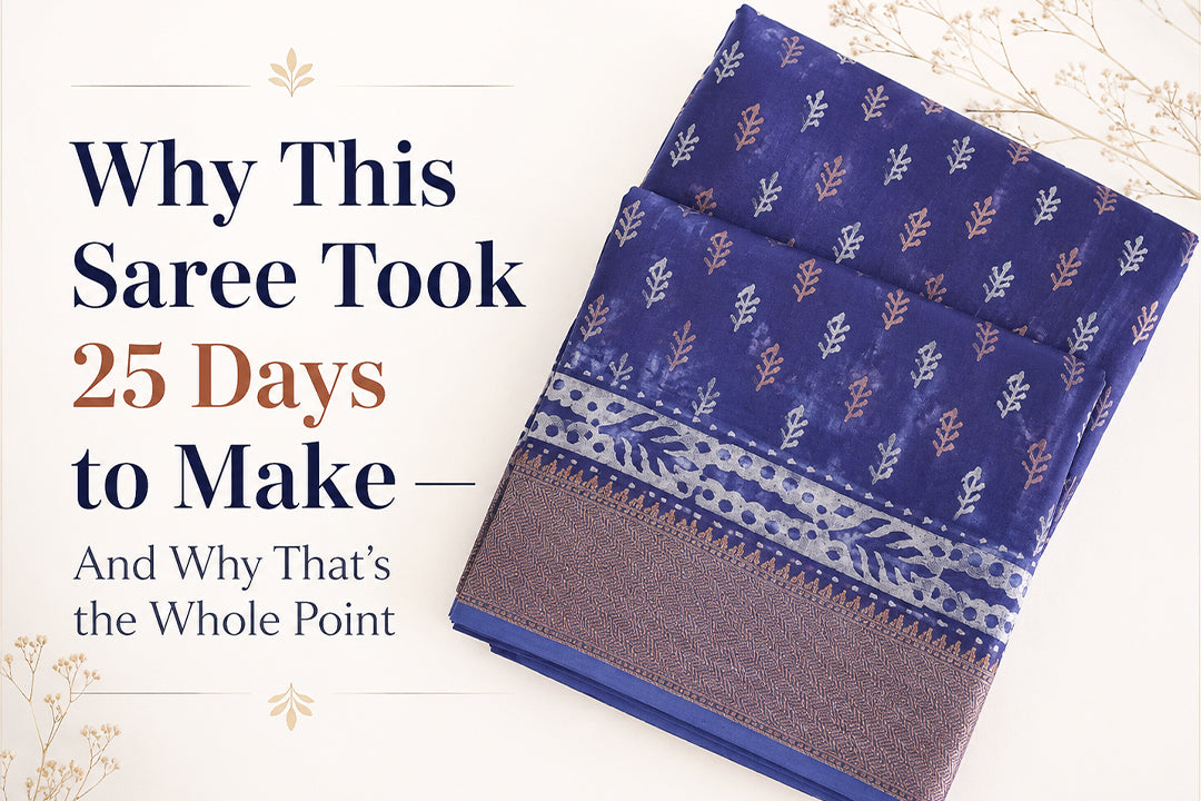 Why this saree took 25 days to make
