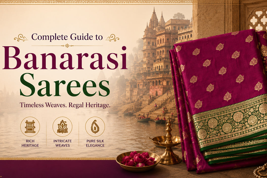 Authentic banarasi saree: a complete guide to weaves, fabrics and motifs