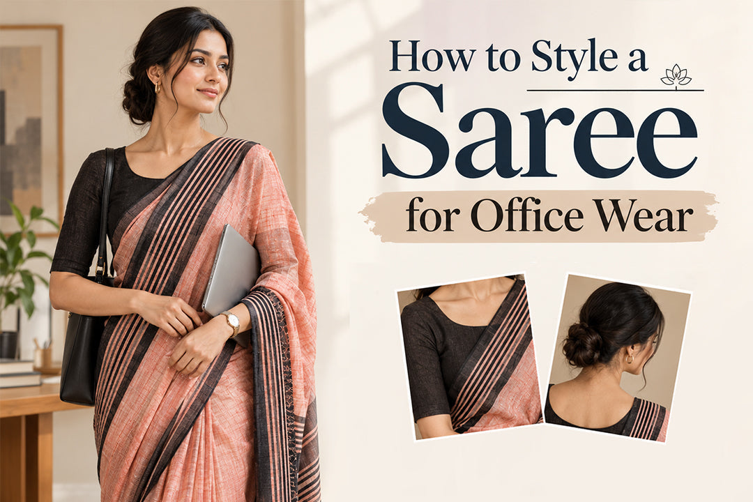 How to style a saree for office wear