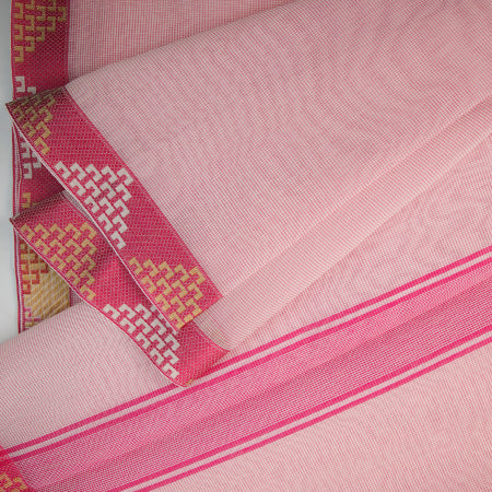 Fine Touch Pink Saree