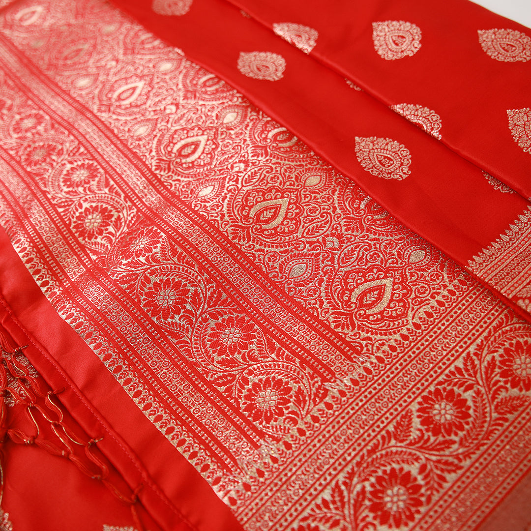 Red Banarasi