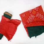 Load image into Gallery viewer, Red Bandhini Cotton Suit
