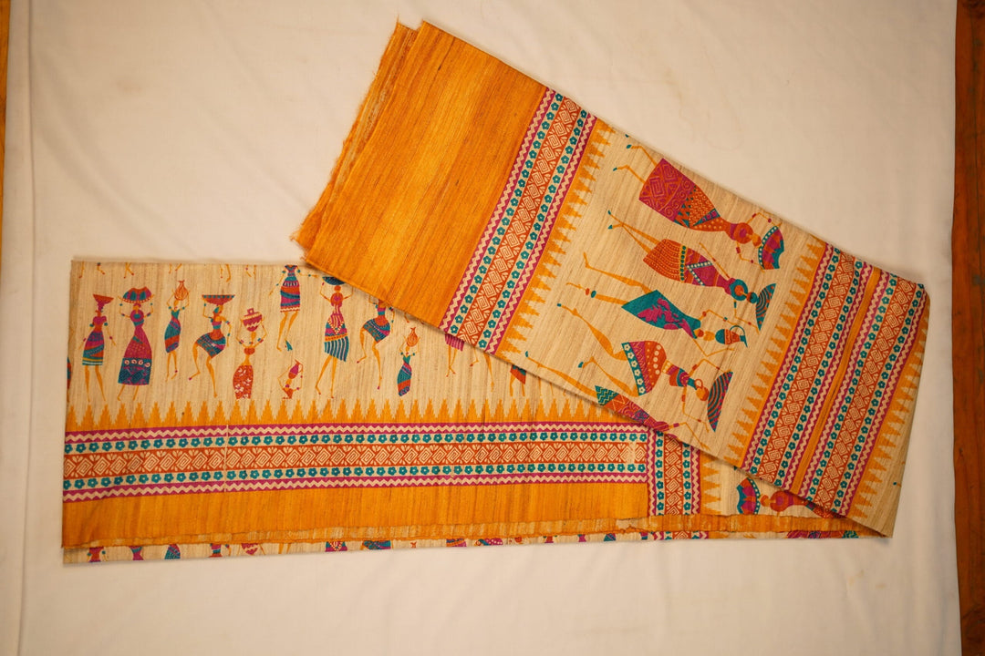 Warli Tribal Art in Tussar - Image