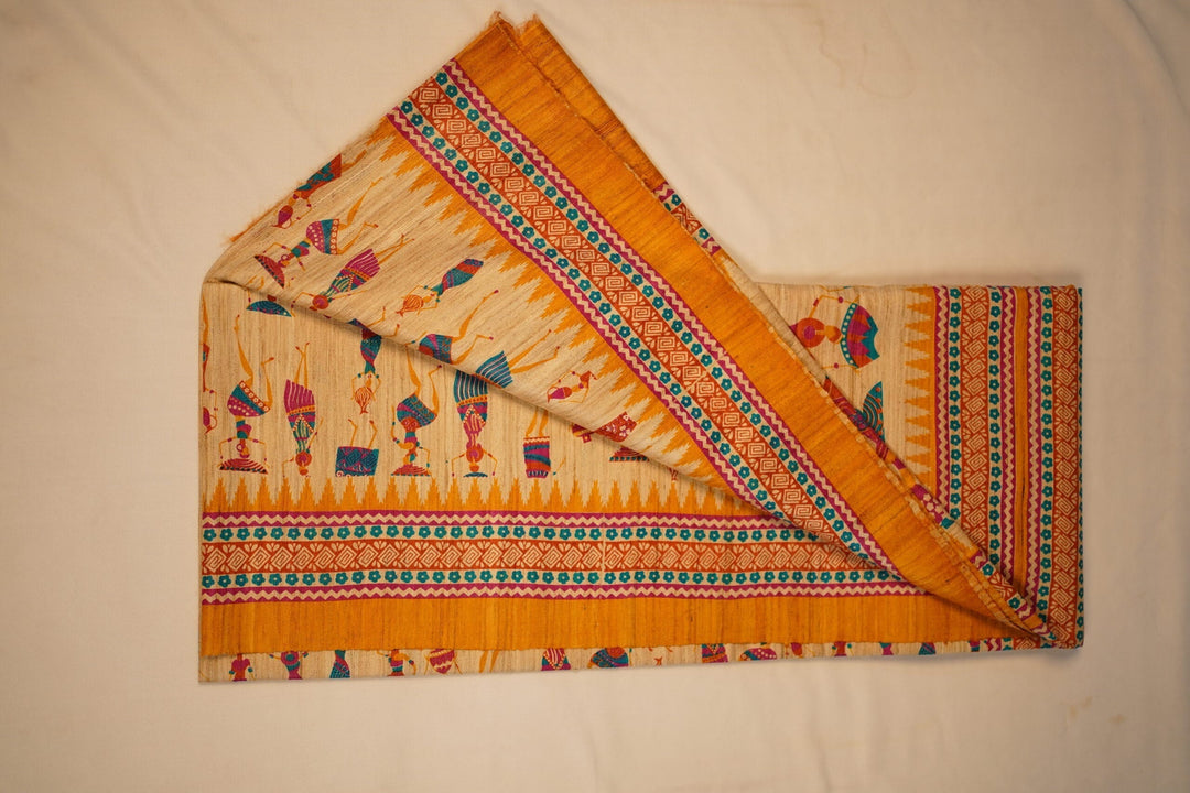 Warli Tribal Art in Tussar - Image