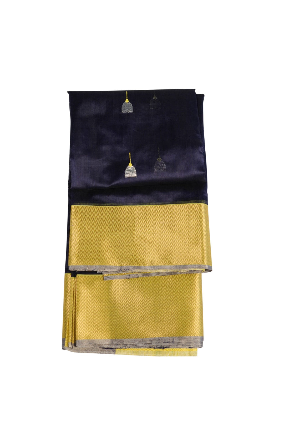 Navy Blue Silk - Image