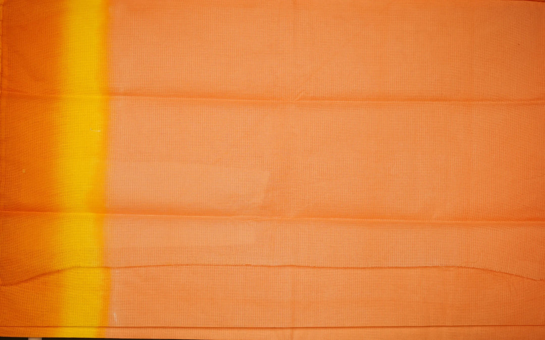 Kota Tie-Dye Saree Peach - Image