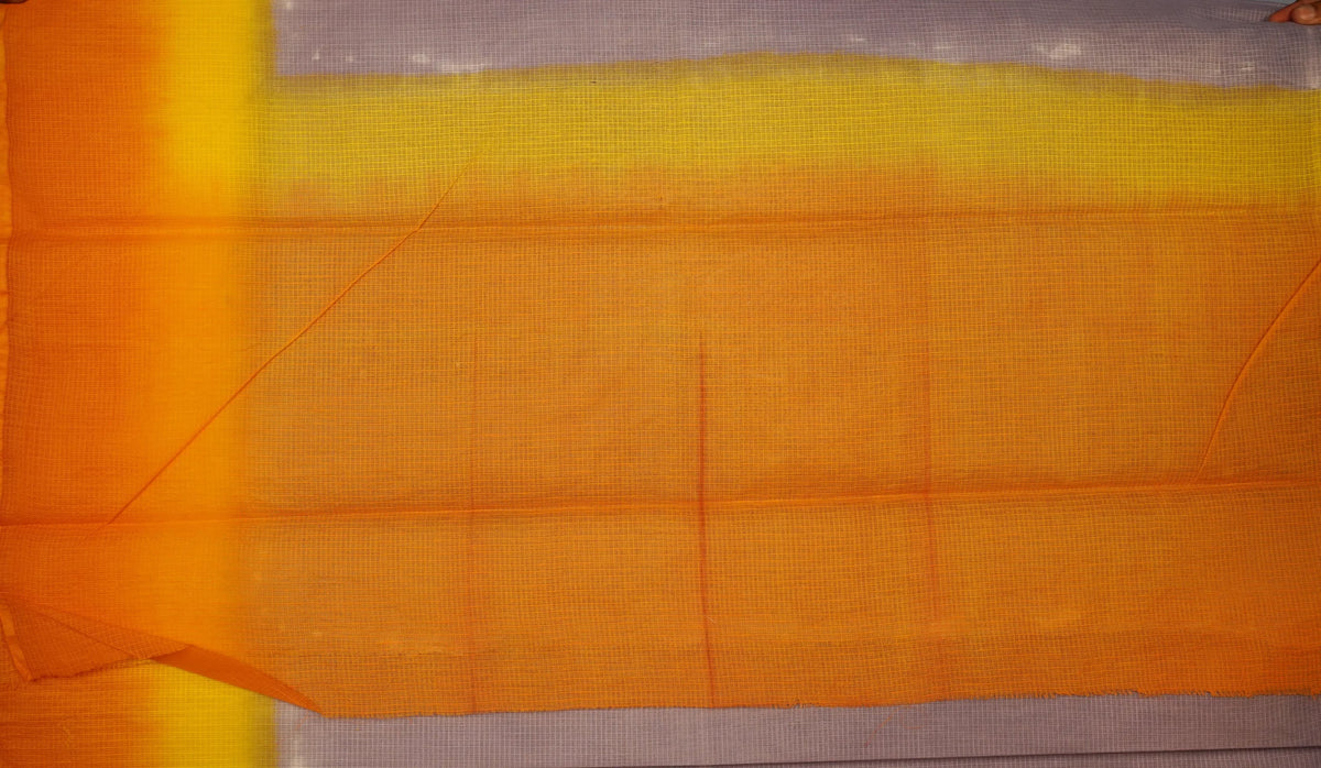 Kota tie dye saree grey   image