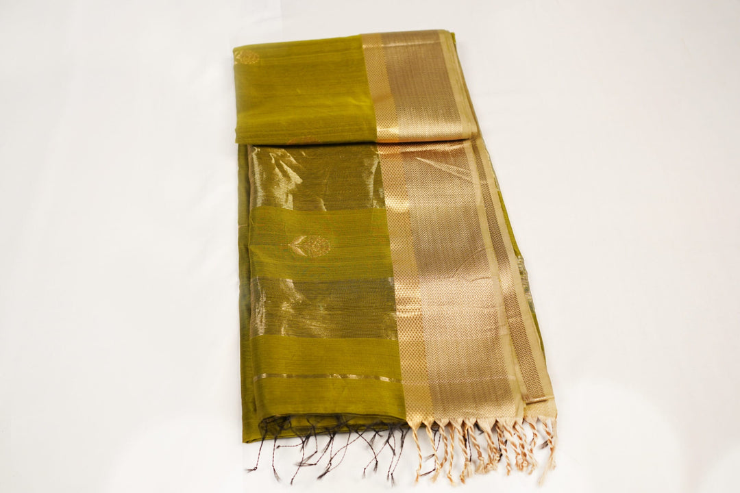 Olive Green Maheshwari - Image