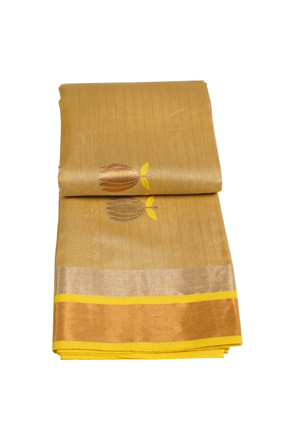 Statement Yellow Chanderi - Image