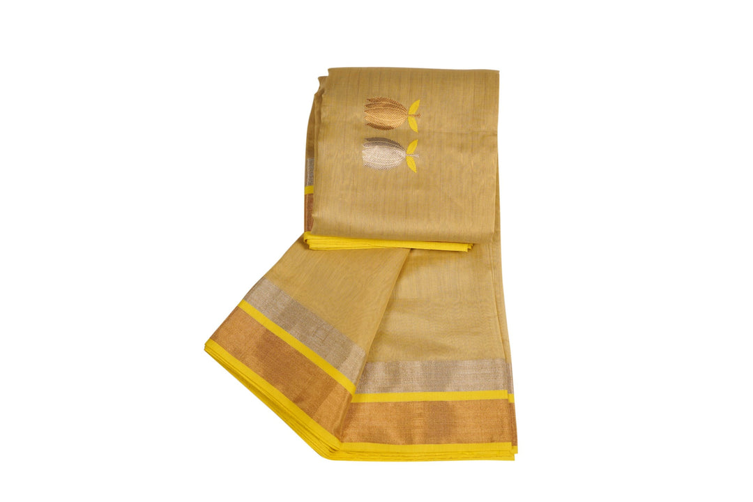 Statement Yellow Chanderi - Image