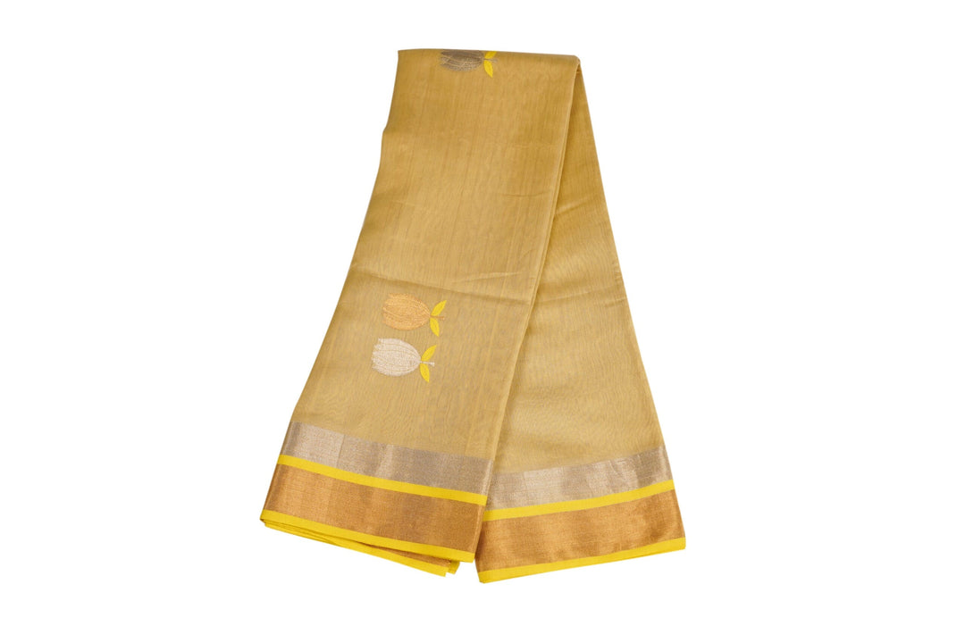 Statement Yellow Chanderi - Image