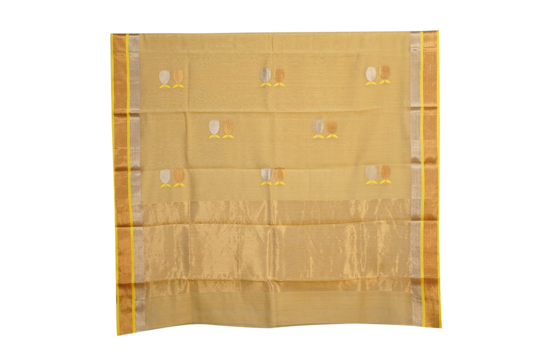 Statement Yellow Chanderi - Image