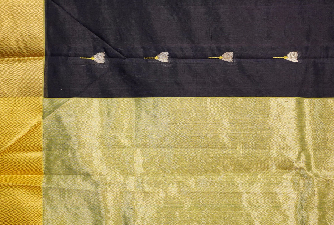 Navy Blue Silk - Image