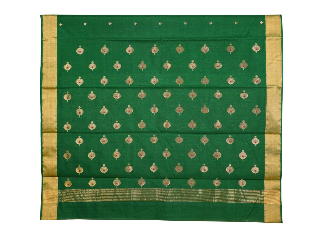 Forest Green Chanderi - Image