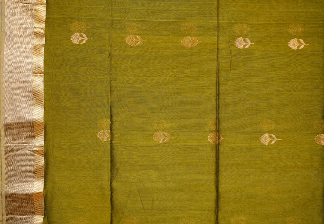 Olive Green Maheshwari - Image