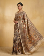 Load image into Gallery viewer, Madhubani Saree RY
