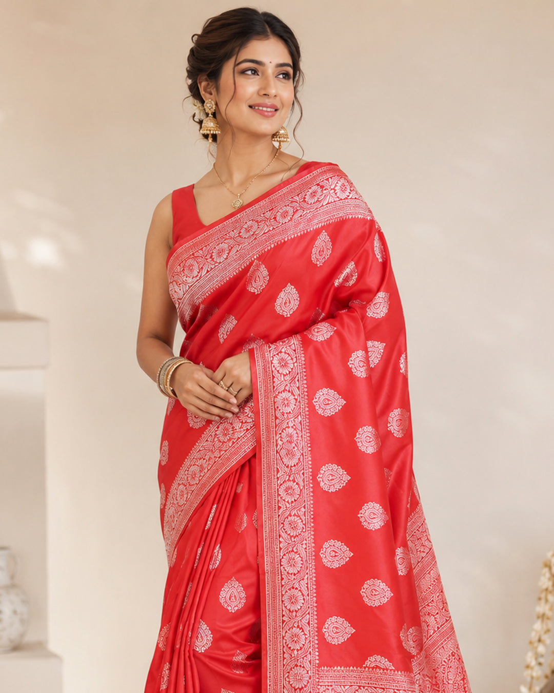 Red Banarasi