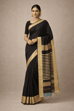 Load image into Gallery viewer, Black Resham Maheshwari
