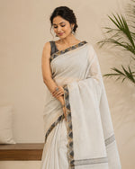 Load image into Gallery viewer, Fine Touch Black Saree
